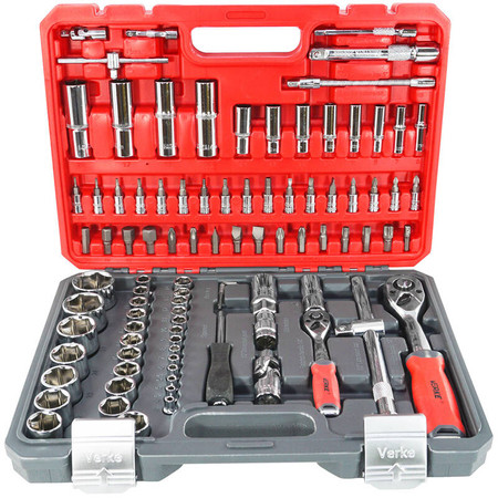 Zestaw kluczy nasadowych 108el VERKE V39063
