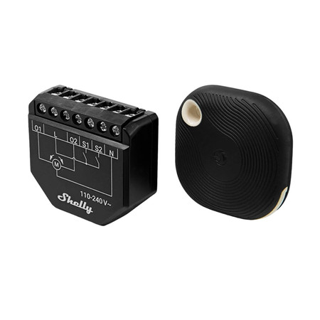 Sterownik do żaluzji / zasłon WiFi Shelly Shutter + BLU Button Tough 1