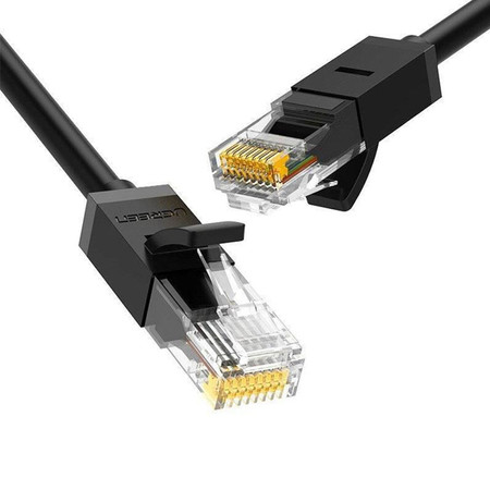 Płaski kabel sieciowy UGREEN  NW102 Ethernet RJ45, Cat.6, UTP, 1m (czarny)