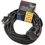 Przedłużacz Czarny 3x1,5mm 10m Schmith SPPLJ-2-10