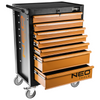 Szafka narzędziowa z narzędziami 129 el NEO Tools 84-222+G
