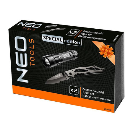 NÓŻ + LATARKA NEO TOOLS 63-032