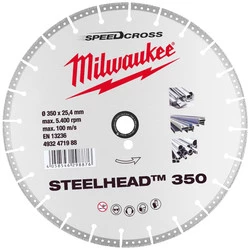 Tarcza steelhead 350x25,4mm Milwaukee 4932471988