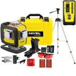 Laser krzyżowy (czerwony) bluetooch Nivel System CL4D-R + czujnik statyw