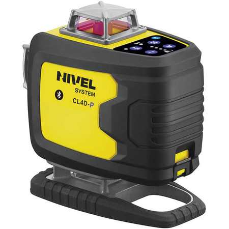 Laser krzyżowy (fioletowy) 4x360 bluetooch Nivel System CL4D-P + tyczka
