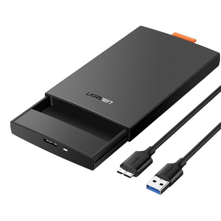 Obudowa zewnętrzna dysku 2,5" UGREEN   CM237 SATA SSD/HDD (czarna)