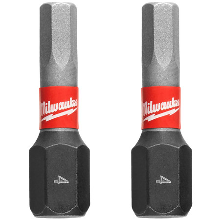 BIT UDAROWY HEX 4/25mm 2szt MILWAUKEE 4932430895