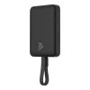 Powerbank magnetyczny Baseus Magnetic Mini 10000mAh, Lightning 20W MagSafe (czarny)