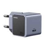 Ładowarka sieciowa Ugreen Nexode S (Air) 30W, USB-C (szara)
