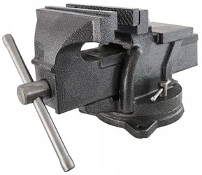 Imadło ślusarskie obrotowe z kowadłem 125mm Verke V88001