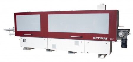 Okleiniarka OPTIMAT TWO NESTING z frezowaniem wstępnym i zarabianiem naroży