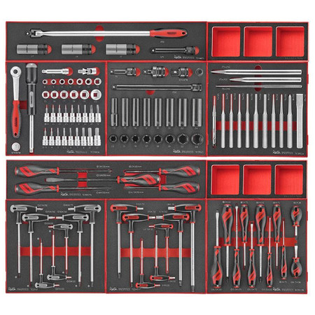Wózek narzędziowy z zestawem narzędzi 391el Teng Tools TENG-BLACK-391