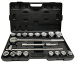 Zestaw kluczy nasadowych 21szt 3/4" 6-kąt light duty Verke V39075