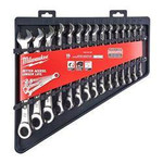 ZESTAW KLUCZY 15SZT.PŁASKO -OCZKOWE MILWAUKEE 4932464994