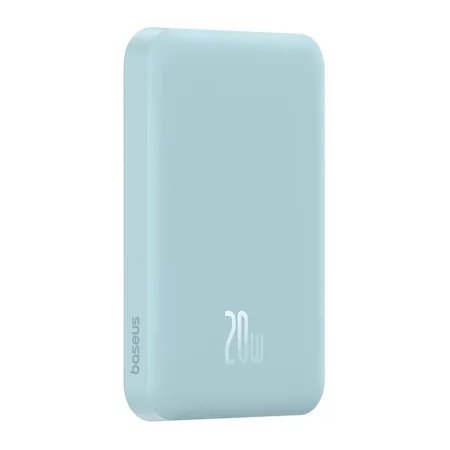 Magnetyczny mini powerbank Baseus 5000mAh, USB-C 20W (niebieski)