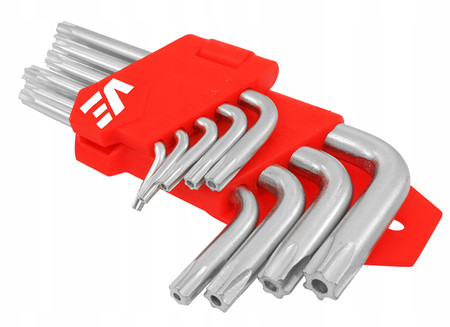 Klucze imbusowe torx zestaw T10-50 Verke V35500