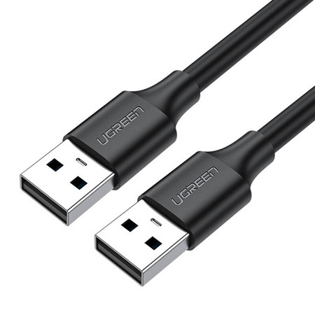 Kabel USB do USB 2.0 UGREEN US102, 1.5m (czarny)