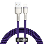Kabel USB do Lightning Baseus Cafule, 2.4A, 1m (fioletowy)