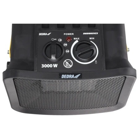 Nagrzewnica elektryczna PTC 3,0kW, Kwadratowa, Stojak Dedra DED9931C3