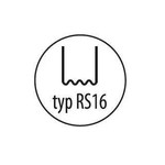 Zszywki do plastiku TYP RS16 0,6mm 100 sztuk Dedra DED75276