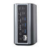 Stacja dokująca 17w1 Blitzwolf BW-TH15 2xHD+DP+4xC+3xUSB 3.0+USB 3.1+C 3.2+C PD+RJ45+micro SD+SD+3,5mm Audio