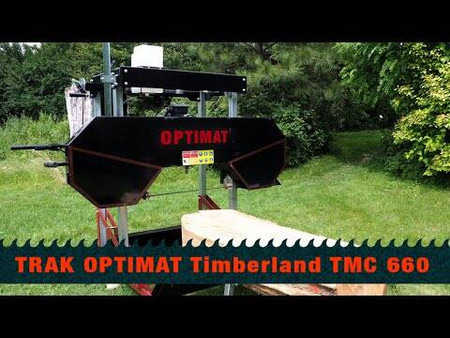 Trak taśmowy spalinowy OPTIMAT Timberland TMG 790S z osłoną taśmy i elektrycznym sterowaniem góra/dół