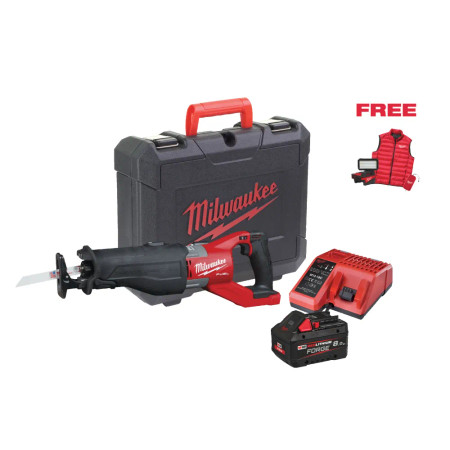 Piła szablasta Super SAWZALL Milwaukee 4933499455 ZESTAW Akumulator Ładowarka + bezrękawnik