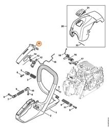 STIHL Okładzina Uchwytu Piły 1139-791-0600