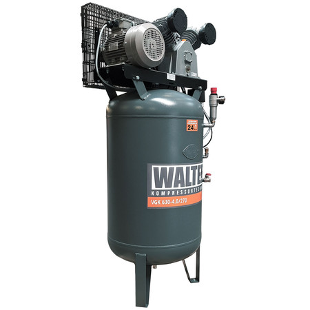 Kompresor sprężarka tłokowa 270L 10bar 4kW Walter VGK 630-4,0/270