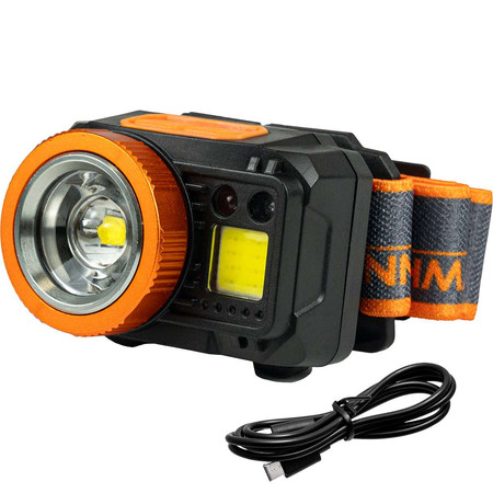 Latarka na głowę czołówka AKU 5W + 3W Richmann C5906