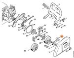 STIHL WYCHWYT ŁAŃCUCHA PIŁY 1123-656-7700