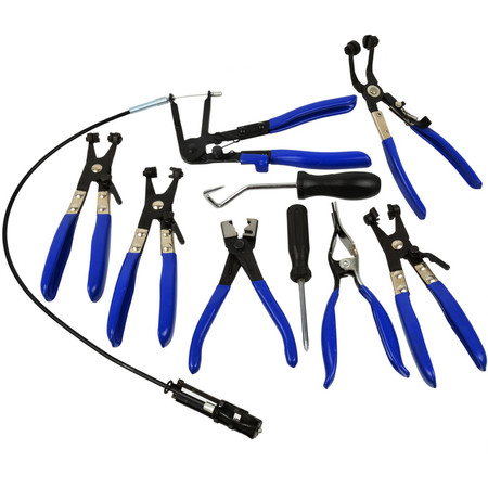 Szczypce Do Opasek Taśmowych 9szt Geko G01655