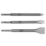 Dłuta SDS-Plus zestaw 3szt Milwaukee 4932430001