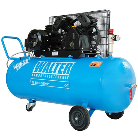 Kompresor tłokowy 200L 3kW Walter BL 500-3,0/200