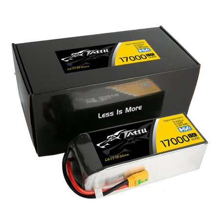 Akumulator Tattu 17000mAh 22.8V 15C 6S1P Lipo z konektorem XT90-S(anti-spark)