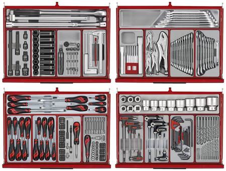 Wózek narzędziowy PRO35TM z zestawem narzędzi 615el Teng Tools 300680105