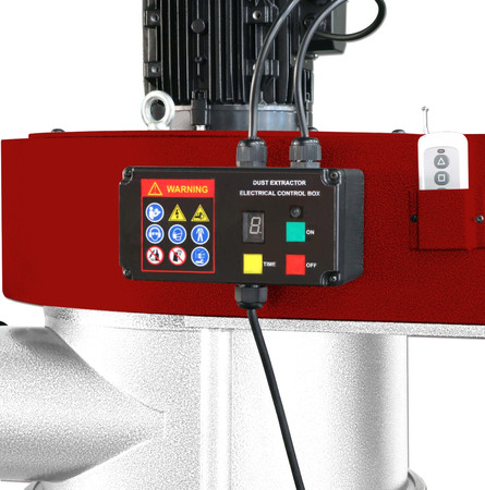 Odciąg cyklonowy OPTIMAT RLA 2000 1450m3/h 400V - zdalne sterowanie na pilota