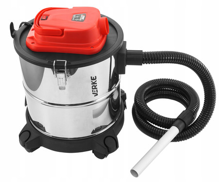 Odkurzacz kominkowy bezworkowy do popiołu pieca grilla 1200W Verke V08222