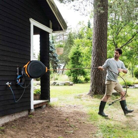 Bęben z wężem automatyczny  XL FISKARS 1067549
