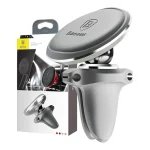 Magnetyczny uchwyt samochodowy do kratki Baseus Magnetic Air Vent (srebrny)