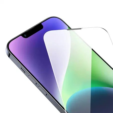 Szkło hartowane Baseus Corning do iPhone 13 Pro Max/14 Plus z filtrem przeciwpyłowym