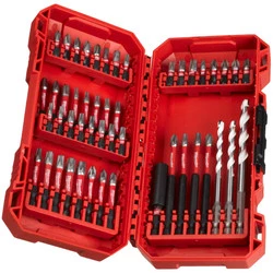 Zestaw bitów udarowych i wierteł 48szt Milwaukee 4932492005