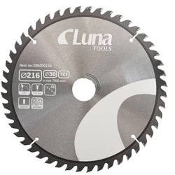 Piła tarczowa standard TCT 216x3mm Luna 286200134