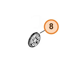 Czołowe koło zębate Stihl 1118 642 1506