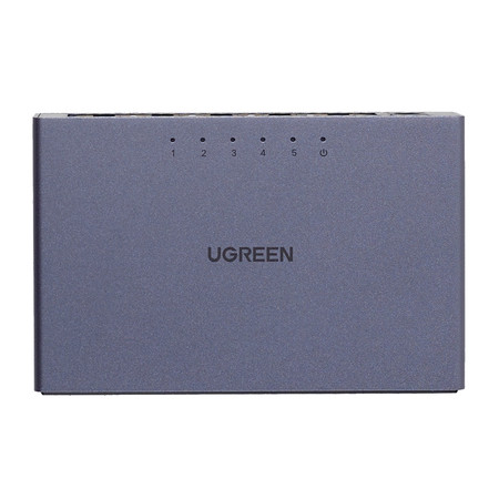 Przełącznik Switch UGREEN CM633 5-portowy GigaBit Ethernet (czarny)