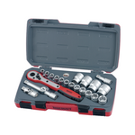 Zestaw nasadki i grzechotka 1/4'' 21 el. Teng Tools 167240209