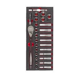 ZESTAW NASADEK I AKCESORIÓW 1/2'' 28szt MILWAUKEE 4932479826