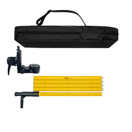 Laser krzyżowy (zielony) 3x360 Nivel System CLx3G + tyczka zestaw