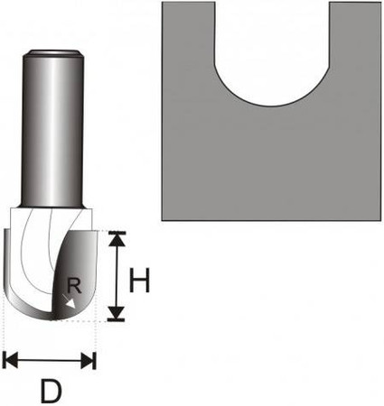 FREZ ROWKUJĄCY T8 DEDRA 07F073B