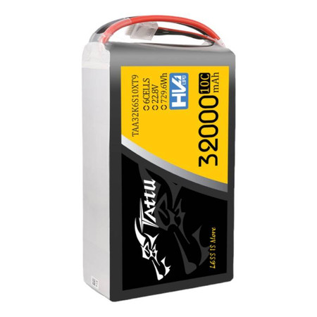 Akumulator Tattu 32000mAh 22.8V 10C 6S1P Lipo Pack z konektorem XT90-S
